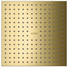 Верхний душ Axor ShowerSolutions, потолочный монтаж, 250x250 мм, 2 jet, полированная медь арт. 35313930