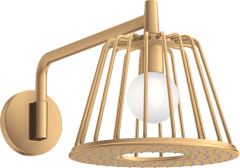 Верхний душ AXOR LampShower/Nendo 275 1jet, с потолочным подсоединением, шлифованная медь арт. 26031950