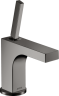 Купить купить смеситель раковины axor citterio 90, с тонкой рукояткой, для гостевой раковины, со сливным гарнитуром, полированный черный, хром арт. 39035330