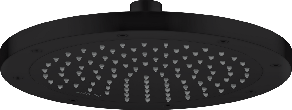 Купить купить верхний душ axor showersolutions 245 1jet ecosmart+, матовый черный арт. 35389670