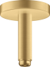 Купить купить потолочное подсоединение axor showersolutions, 100 мм, шлифованное золото арт. 26432250