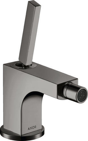 Купить купить смеситель для биде axor citterio 90 со сливным гарнитуром, полированный черный, хром арт. 39210330