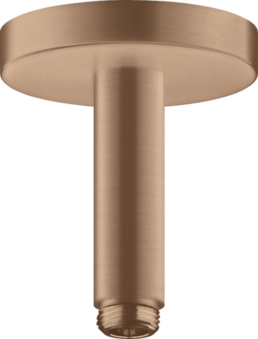 Купить купить потолочное подсоединение axor showersolutions, 100 мм, шлифованное красное золото арт. 26432310