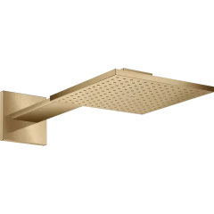 Верхний душ Axor ShowerSolutions, с держателем, 250x250 мм, 1 jet, полированная бронза арт. 35306130