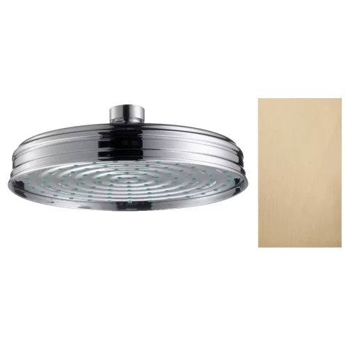 Купить купить верхний душ axor montreux classic, 180 мм, 1 jet, шлифованная бронза арт. 28487140