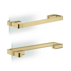 Ручка для двери душевой AXOR Universal Softsquare 444 мм, полированное золото арт. 42837990