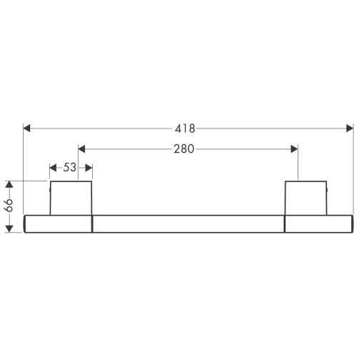 Купить купить поручень axor uno, хром арт. 41530000