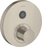 Купить купить термостат axor showerselect для 1 потребителя, скрытого монтажа, круглый, шлифованный никель арт. 36722820