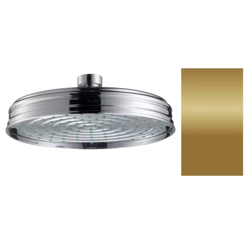 Купить купить верхний душ axor montreux classic, 180 мм, 1 jet, полированная бронза арт. 28487130