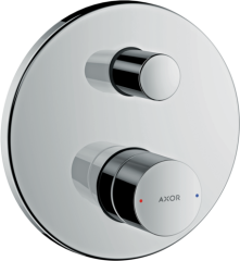 Смеситель для ванны AXOR Uno однорычажный, скрытого монтажа, с рукояткой zero, шлифованный черный, хром арт. 45405340