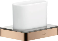 Стаканчик для зубных щеток AXOR Universal Softsquare полированное красное золото арт. 42834300