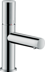 Смеситель для раковины AXOR Uno 80, с рукояткой zero с незапираемым сливным набором, хром арт. 45005000