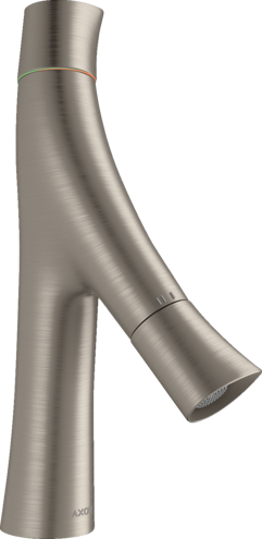 Купить купить смеситель для раковины axor starck organic 80, с двумя рукоятками, с не запираемым сливным набором, сталь арт. 12011800