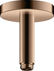 Потолочное подсоединение Axor ShowerSolutions, 100 мм, полированное красное золото арт. 26432300