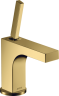 Купить купить смеситель раковины axor citterio 90, с тонкой рукояткой, для гостевой раковины, со сливным гарнитуром, полированное золото арт. 39035990
