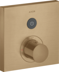 Термостат AXOR ShowerSelect для 1 потребителя, скрытого монтажа, квадратный, матовая бронза арт. 36714140