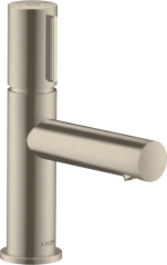 Смеситель для раковины AXOR Uno Select 80, с незапираемым сливным набором, шлифованный никель арт. 45015820