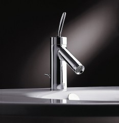 Cмеситель AXOR Starck Classic для раковины с высотой излива 70 мм со сливным гарнитуром, хром арт. 10015000