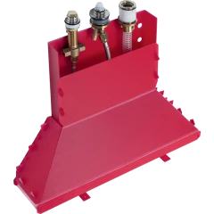 Скрытая часть смесителя на край ванны Axor, однорычажного, на 3 отверстия, шлифованная бронза арт. 15485180