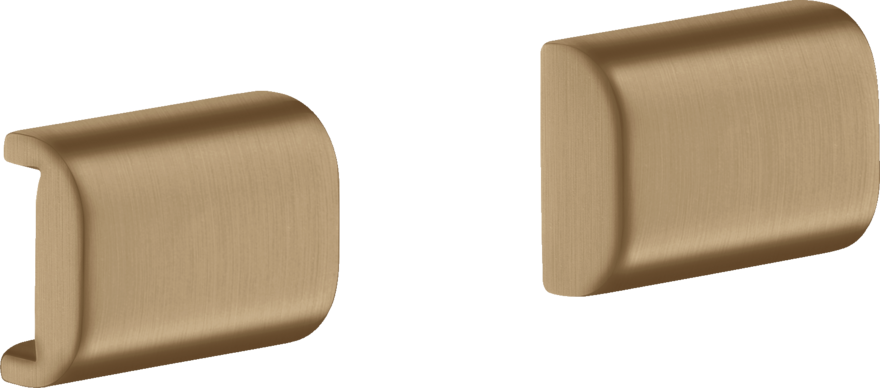 Купить купить декоративная накладка axor universal softsquare для рейлинга матовая бронза арт. 42871140