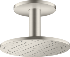 Верхний душ AXOR ShowerSolutions 250 2jet, с потолочным подсоединением, сталь арт. 35297800