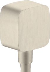 Шланговое подсоединение Axor ShowerSolutions softsquare, матовый никель арт. 36731820