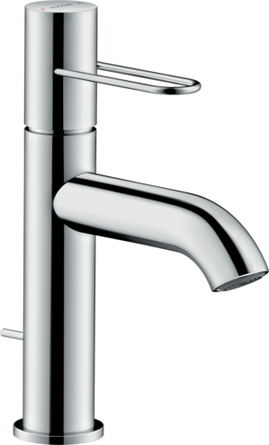 Купить купить смеситель для раковины axor uno 100 с рукояткой-петлей, со сливным гарнитуром, хром арт. 38023000