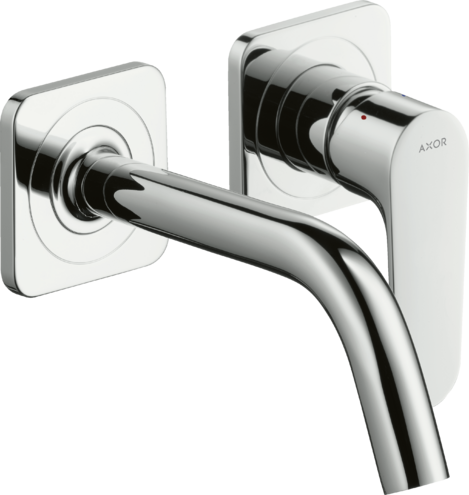 Купить купить смеситель для раковины настенный axor citterio m с изливом 167 мм, с отдельными розетками, хром арт. 34113000
