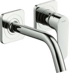 Смеситель для раковины настенный AXOR Citterio M с изливом 167 мм, с отдельными розетками, хром арт. 34113000