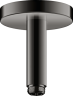 Купить купить потолочное подсоединение axor showersolutions, 100 мм, полированный черный, хром арт. 26432330