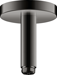 Потолочное подсоединение Axor ShowerSolutions, 100 мм, полированный черный, хром арт. 26432330