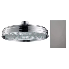 Верхний душ Axor Montreux Classic, 180 мм, 1 jet, полированный черный, хром арт. 28487330