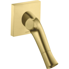 Смеситель для раковины AXOR Citterio настенный, с тонкой рукояткой, с изливом 160 мм, с отдельными розетками, матовая латунь арт. 39113950