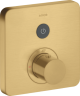 Купить купить термостат axor showerselect для 1 потребителя, скрытого монтажа, softsquare, матовое золото арт. 36705250
