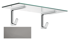 Полка для полотенец AXOR Universal Softsquare полированный черный, хром арт. 42842330