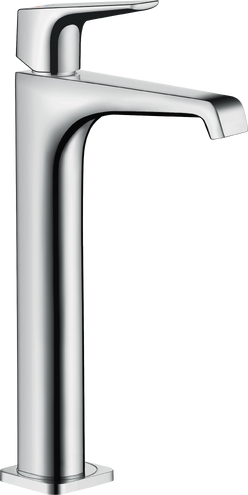 Купить купить смеситель для раковины axor citterio e 250, с рычаговой рукояткой, для накладной раковины, со сливным гарнитуром, хром арт. 36113000