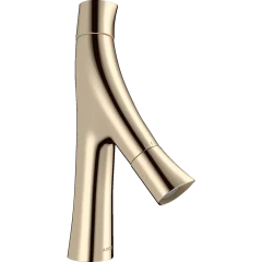 Смеситель для раковины Axor Starck Organic 80, с двумя рукоятками, с не запираемым сливным набором, полированный никель арт. 12011830