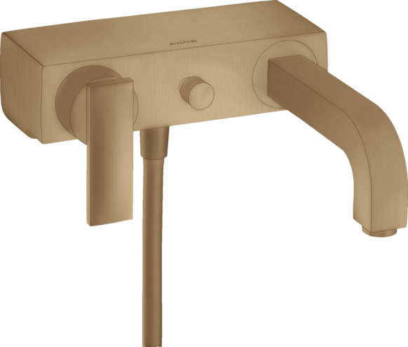 Купить купить смеситель для ванны axor citterio внешнего монтажа, с рукояткой-петлей, матовая бронза арт. 39400140