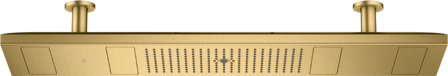 Купить купить верхний душ axor showerheaven 1200/300 4jet, с подсветкой 5000 k, матовое золото арт. 10629250