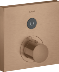 Термостат AXOR ShowerSelect для 1 потребителя, скрытого монтажа, квадратный, матовое красное золото арт. 36714310
