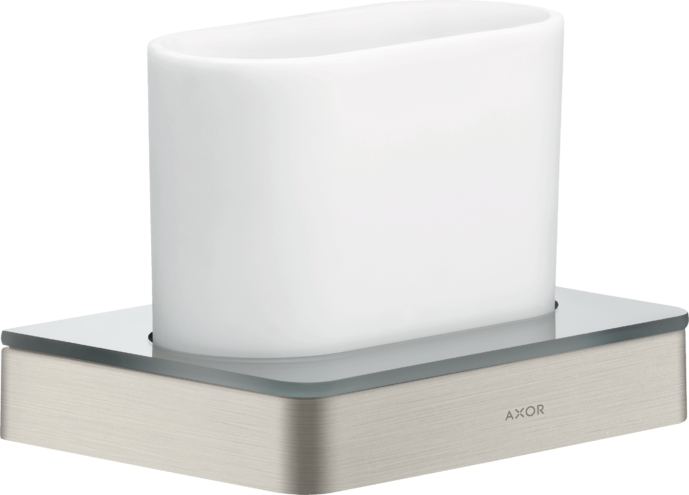 Купить купить стаканчик для зубных щеток axor universal softsquare сталь арт. 42834800