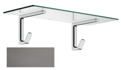 Полка для полотенец AXOR Universal Softsquare матовый черный, хром арт. 42842340