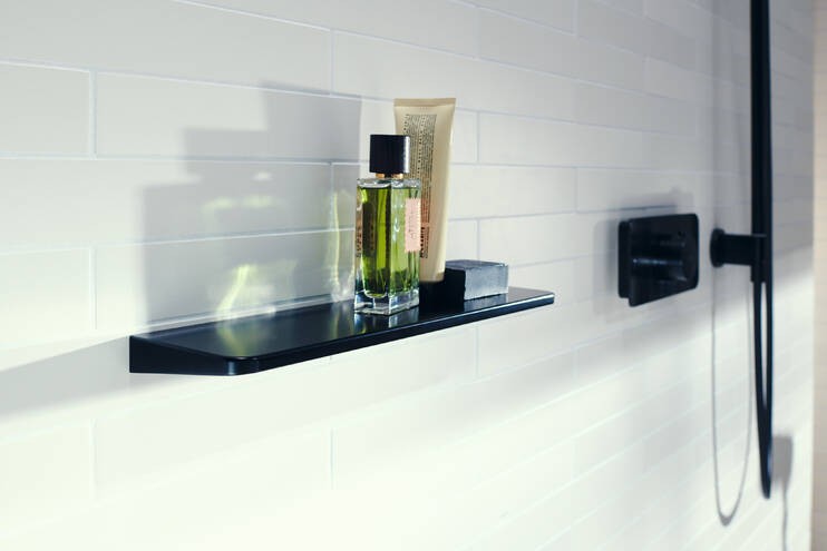 Купить купить полка axor universal circular, матовый черный арт. 42844670