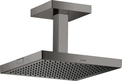 Верхний душ AXOR ShowerSolutions 240/240 1jet, с потолочным подсоединением, полированный черный, хром арт. 10929330