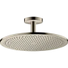 Купить купить верхний душ axor showersolutions, 350, 1 jet, потолочным подсоединением, полированный никель арт. 26035830