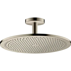 Верхний душ Axor ShowerSolutions, 350, 1 jet, потолочным подсоединением, полированный никель арт. 26035830
