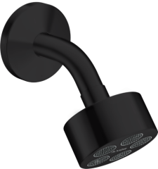 Верхний душ Axor One 75 1jet EcoSmart с держателем, матовый черный арт. 48490670