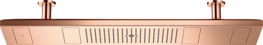 Купить купить верхний душ axor showerheaven 1200/300 4jet, с подсветкой 5000 k, полированное красное золото арт. 10629300