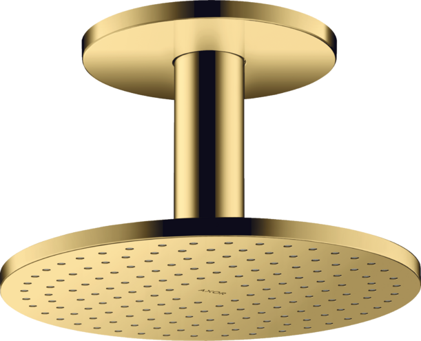 Купить купить верхний душ axor showersolutions 250 2jet, с потолочным подсоединением, полированное золото арт. 35297990