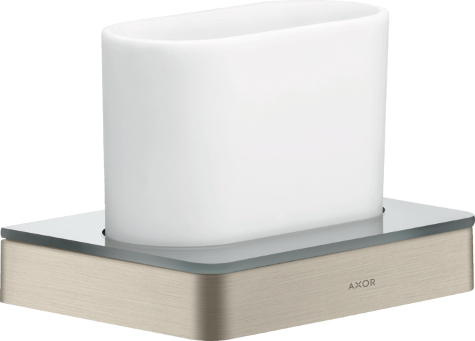 Купить купить стаканчик для зубных щеток axor universal softsquare матовый никель арт. 42834820